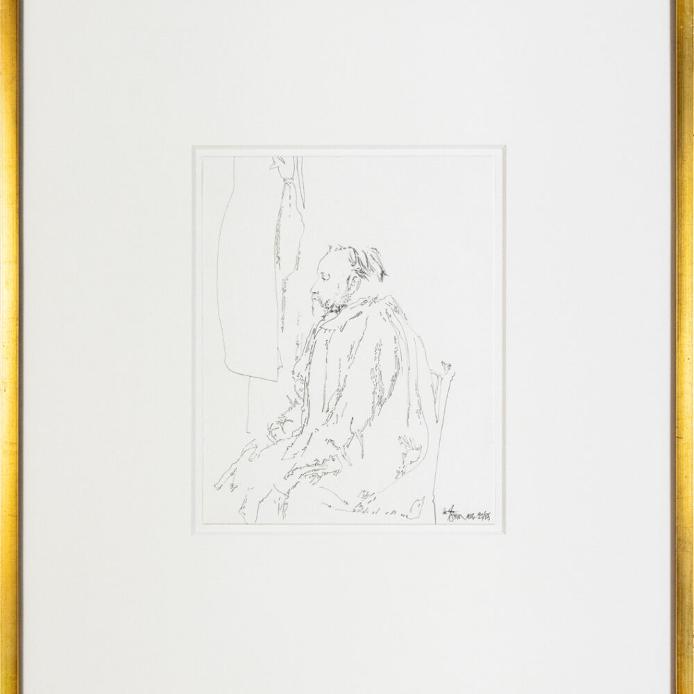 Degas in his Studio Wearing his Painters Smock