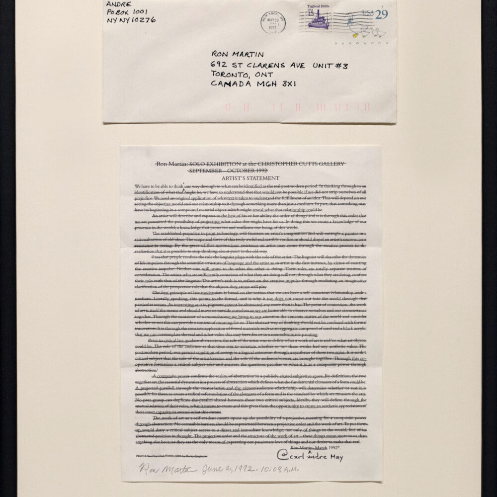 Verified by Carl Andre