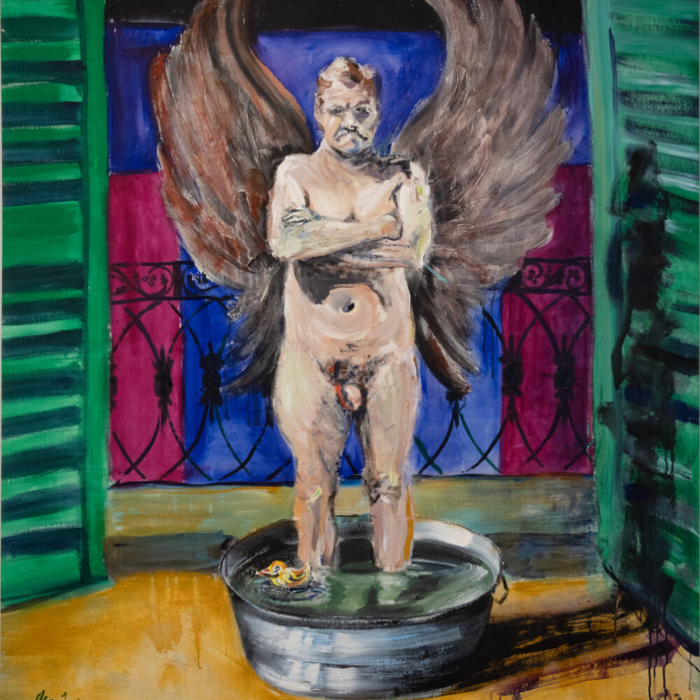 Country Bath (Self Portrait)
