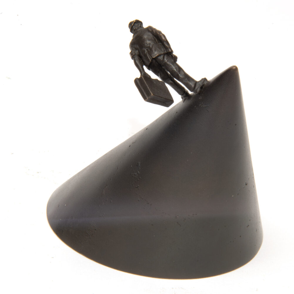 Untitled (man on cone)