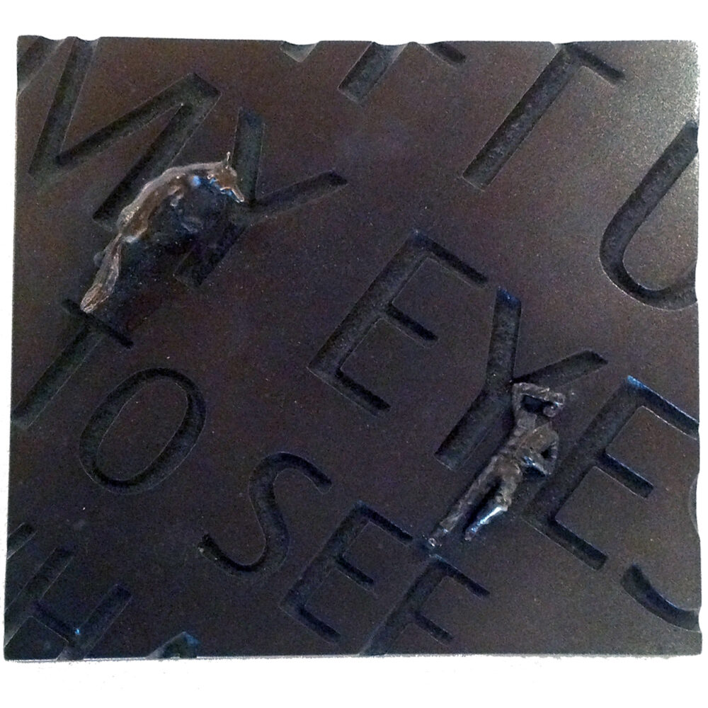 Untitled (reclining man and fox)
