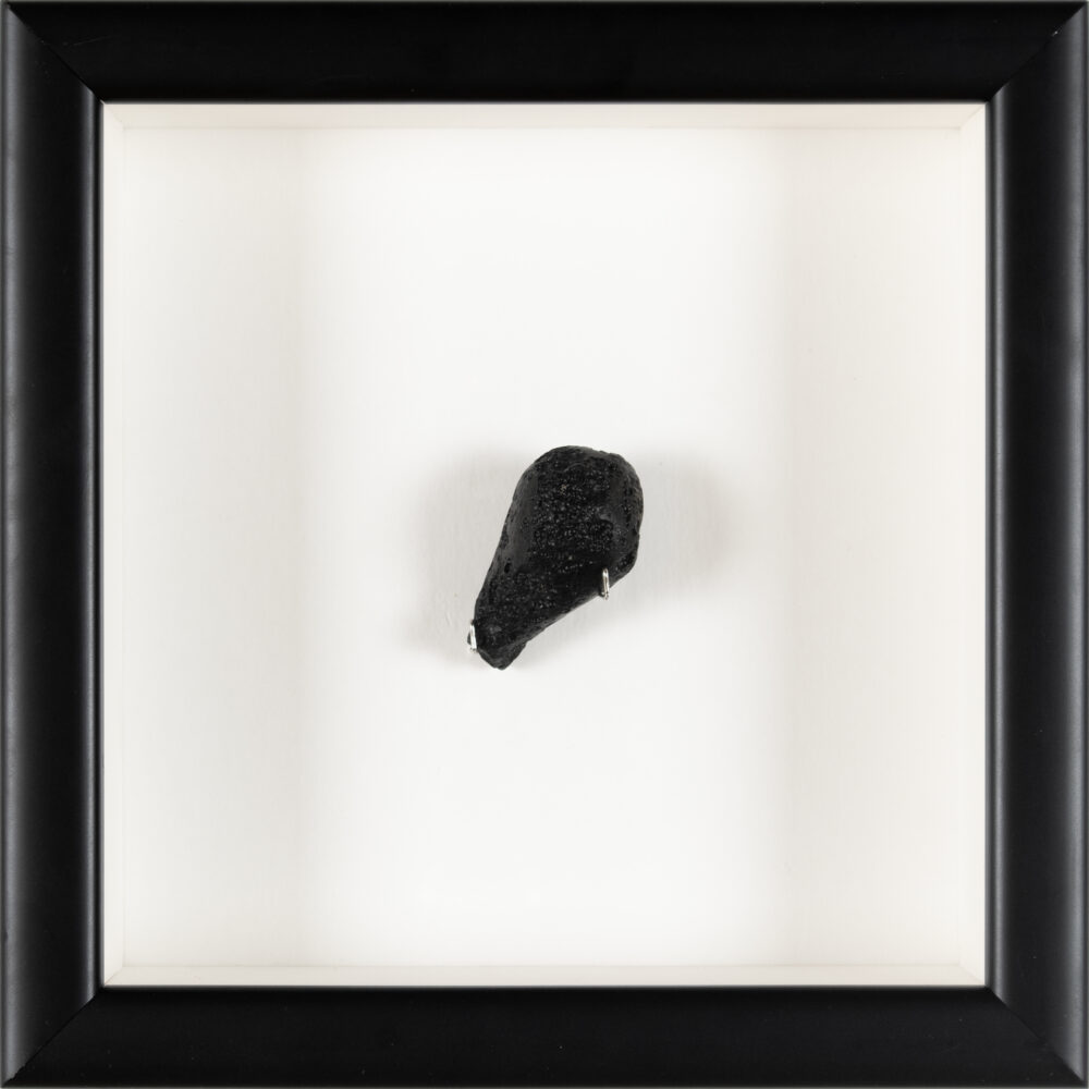 Authentic Artifact Tektite moon meteorite 700,000 B.C. Discovered 1933 Maoming City, Guangdong Province, China